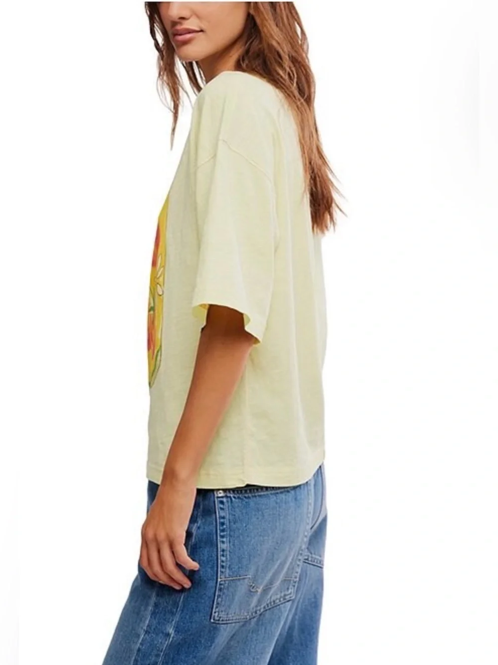 New We The Free By Free People In Spring Tomato Can Graphic Short Sleeve Tee